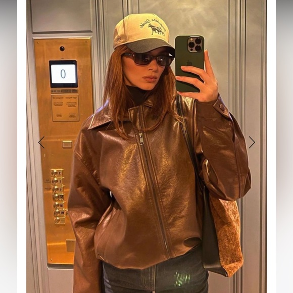 BEAUMONT STUDIOS LEATHER JACKET NWT - Picture 2 of 5